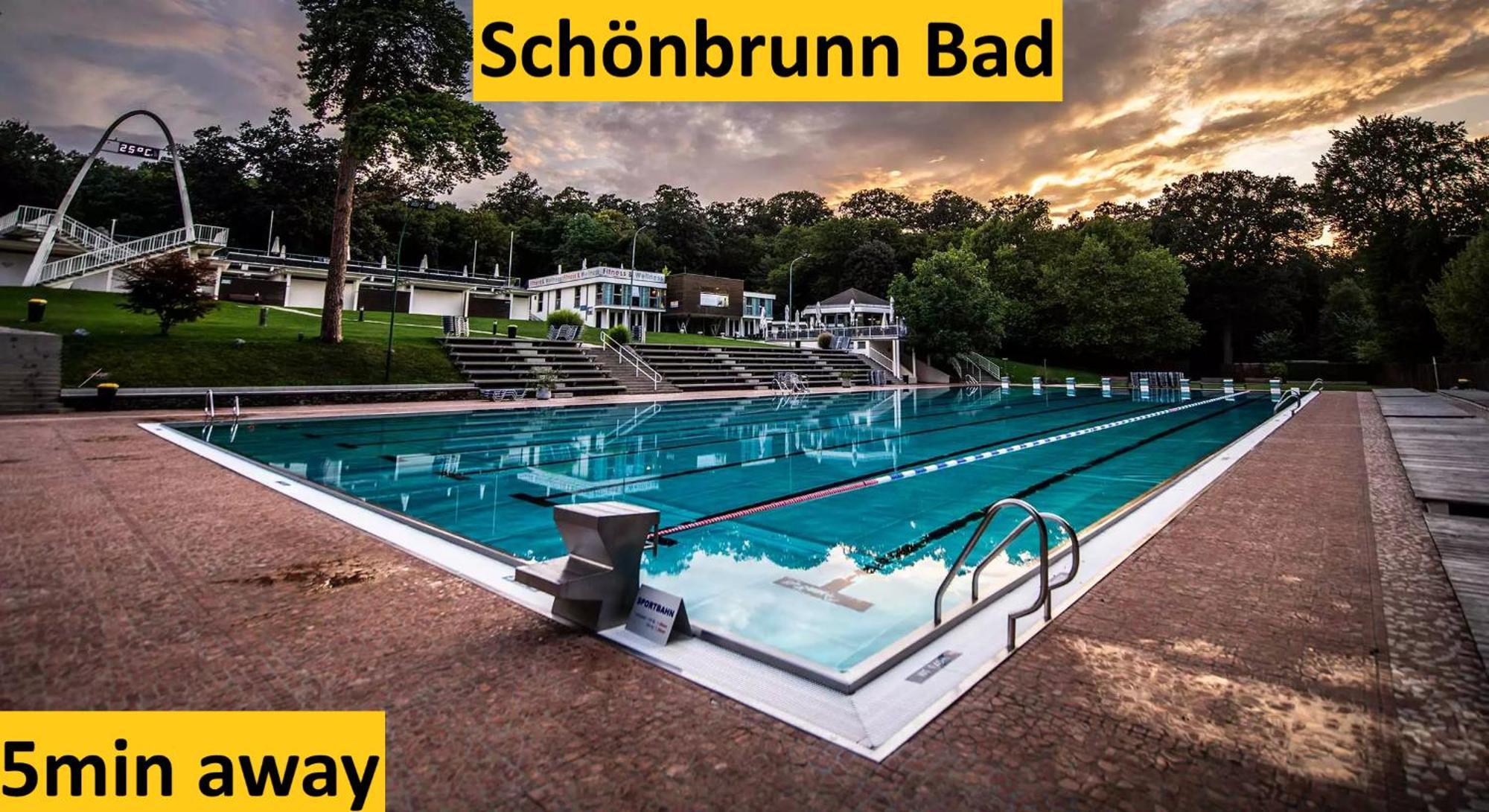 Schoenbrunn Gardens Vienna Apartment Exterior photo