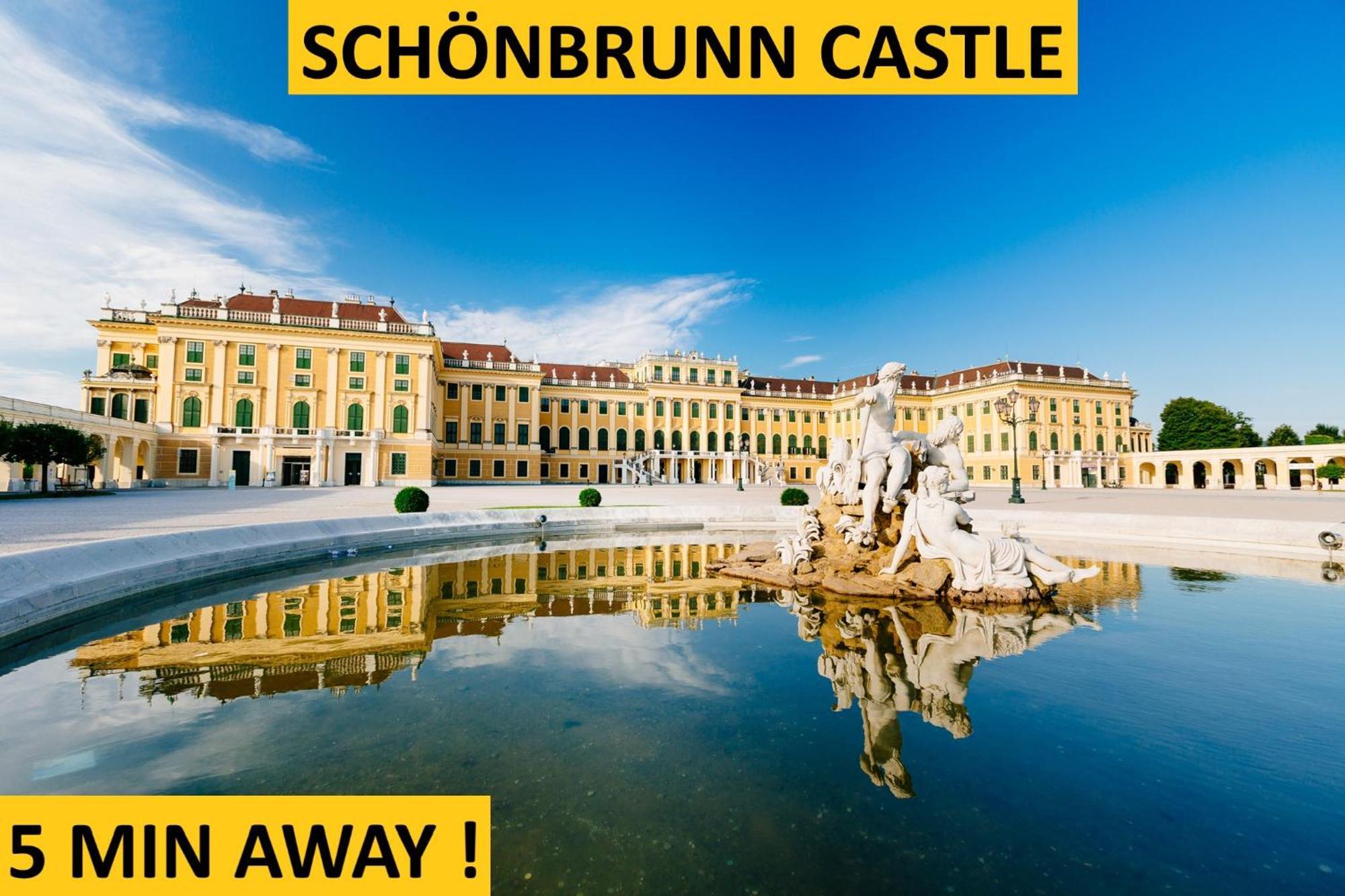 Schoenbrunn Gardens Vienna Apartment Exterior photo